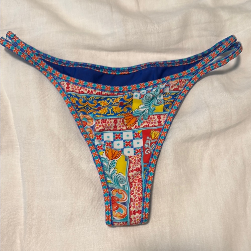Floral Multicolor Bikini Bottom